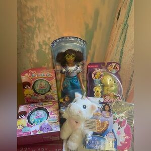 Girls Toy Lot Disney Encanto Doll Fingerling Little Mermaid Digital Bestie